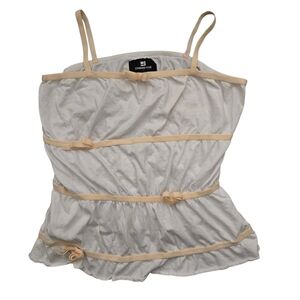 Standard Issue Cream and White Top